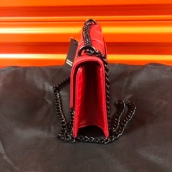 Badgley Mischka Crossbody Red Bag, S, NWT - Picture 3 of 7